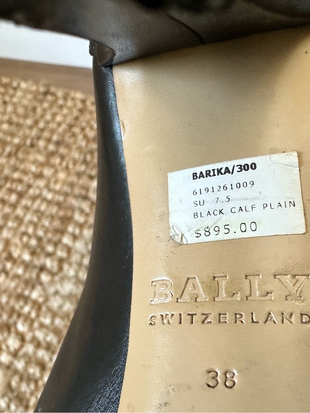 $895 Bally Barika 300 Italian Leather Heels - Picture 4 of 6